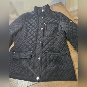 Michael KORS.Women's Quilted Black Jacket Medium